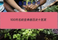 100所名校金典卷历史十 答案