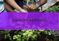 全国100所金典卷数学 答案