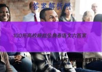100所高校模拟金典卷语文六 答案