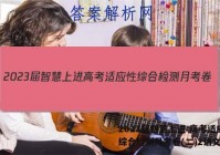 2023届智慧上进 高考适应性综合检测月考卷(二)2语文答案