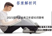 2023届河北省高三年级10月联考(23-82C)物理试题答案