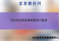 100所名校金典卷数学八 答案