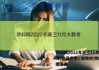 学科网2022年高三11月大联考(新高考卷)(新教材)物理试题答案