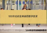 100所名校金典卷四数学 答案