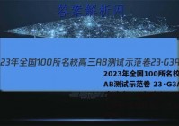 2023年全国100所名校高三AB测试示范卷 23·G3AB(新高考)·思想政治-R-必考-QGD 思想政治(二十)20答案