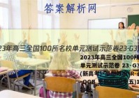2023年高三全国100所名校单元测试示范卷 23·G3DY(新高考)·思想政治-R-必考-QGB 思想政治(十五)15答案