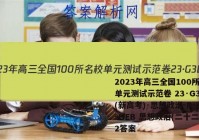 2023年高三全国100所名校单元测试示范卷 23·G3DY(新高考)·思想政治-R-必考-HEB 思想政治(二十二)22答案